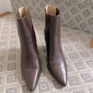 Saks Fifth Ave Brown Ankle Boots